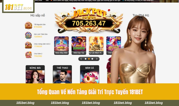 Giao diện tổng quan nền tảng 181BET trên nhiều thiết bị