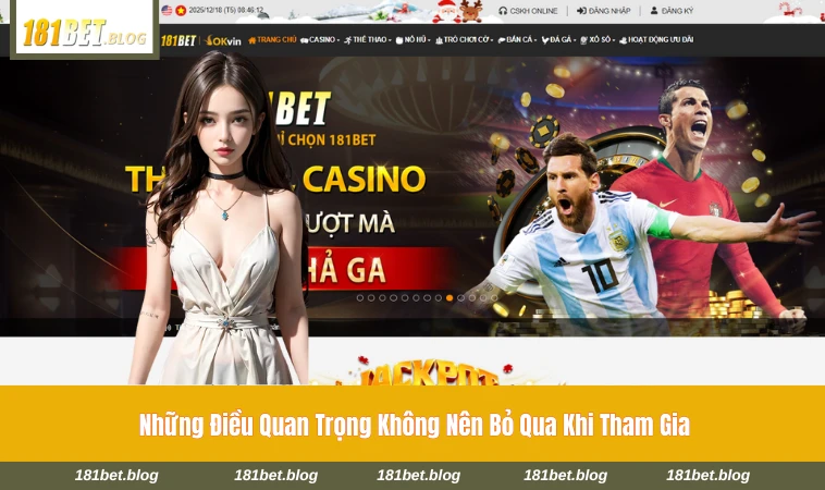 Nhắc nhở người chơi về việc tham gia có kiểm soát