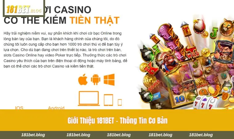 Đôi nét giới thiệu 181BET cho bạn