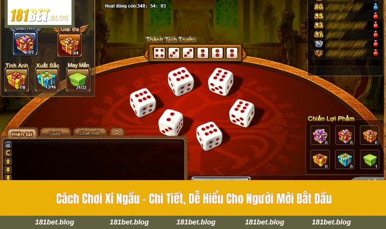 cách chơi xí ngầu
