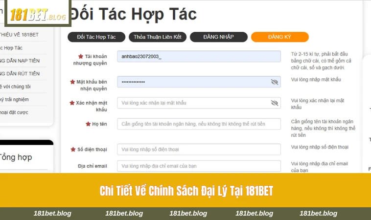 Bảng hoa hồng và chính sách hỗ trợ dành cho đại lý