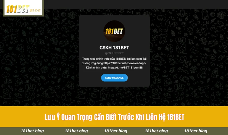 Cảnh báo về các kênh liên hệ không chính thức, tránh nhầm lẫn