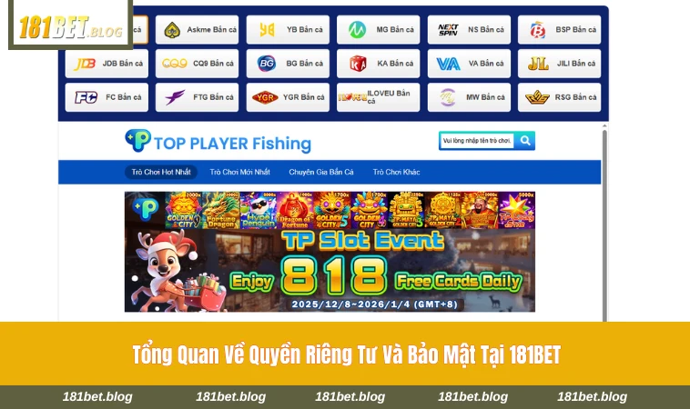 Hệ thống bảo mật và quyền riêng tư của người chơi tại 181BET